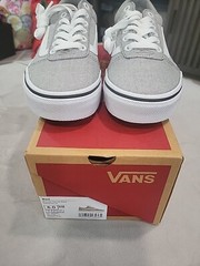 Vans Ward Summer Canvas Black Size 6.5