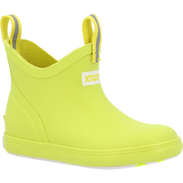 Xtratuf Kid’s Ankle Deck Boots – Neon Yellow