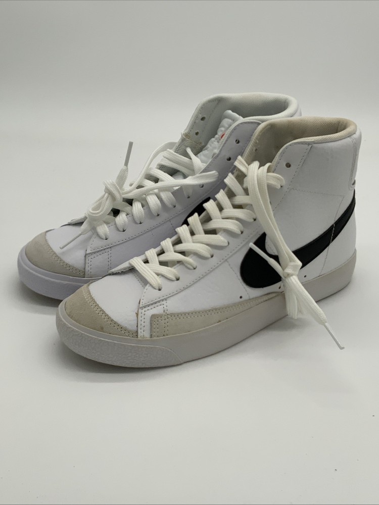 Nike Blazer Mid ’77 (gs) Black/White kids Size 6.5Y DA4086 100