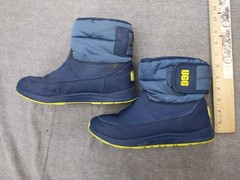 UGG Boots Kids Size 6 38 Blue Thinsulate Snow Winter Hook & Loop Mid Calf