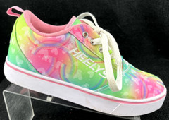 Heelys Pro 2 Multicolored Rainbow Rolling Lace Up Skate Shoes Youth 6 Women’s 7