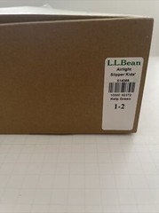 L.L. Bean Mule Sandals Clogs Green Red Slip On Shoes Kids Size 1-2 New In Box