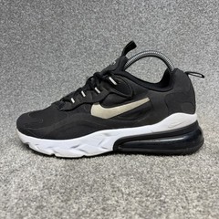 Nike Air Max 270 React Shoes Sneaker GS Youth Size 7Y Black White BQ0103 009